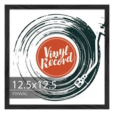 Record Album Frame 12.5x12.5, Album Frames for Vinyl Display, Sturdy Wood ...