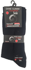 Health Socks Men's Stockings No Elastic Diabetic Cotton 43/46 - 4 Pairs