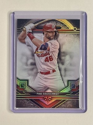 2024 Topps Triple Threads Paul Goldschmidt Refractor St. Louis Cardinals #186