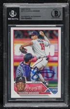 BAS 2023 Topps Series 1 Vaughn Grissom #275 BGS Authentic Auto 1c0s