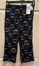San Diego Chargers Boys Size 4/5 XS Pajama Pants NWT