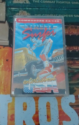 Street Surfer (Mastertronic 1986) Commodore 64 (Box, Manual, Tape) works 8-bit
