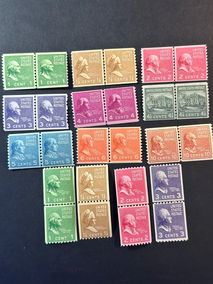 Pares de línea conjunta Scott # 839 - 851 MNH 2026 valor de catálogo Scott $ 139,90 Foto 2 de 4