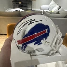 Josh Allen Buffalo Bills Autographed Riddell Speed Mini Helmet Beckett Auth