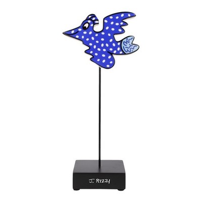 James Rizzi: Porzellan Skulptur  SNOW BIRD'', Goebel Porzellan, neu in OVP