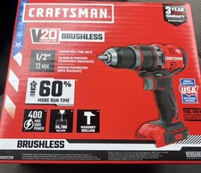 New Craftsman CMCD721B V20 Cordless Brushless 1/2" Hammer Drill (Tool Only)