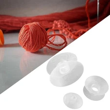 3x Empty Spools Sewing Tool Accessories Thread Tangleproof Sewing Bobbins for