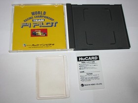 F1 Pilot PC Engine HuCard Japan import US Seller
