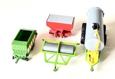 SIKU FARMER PRZYCZEPA PAKIET WAŁEK 2554 CYSTERNA KUHN AXERA 2050 - DOSKONAŁY STAN