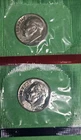 1999 P & D Roosevelt Dime 2 Coins from US Mint Set BU Cellos w/Free Shipping