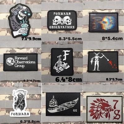Forward Observations Group Morale Patch Embroidered Hook & Loop USA Seller
