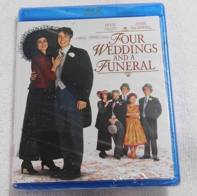 Four Weddings and a Funeral 1994 Blu-Ray NEW SEALED Hugh Grant Andie MacDowell