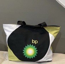 Vintage BP Amoco Promo Canvas Tote Bag Petroliana Oil Advertising on The Hot Collector