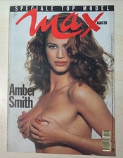 RIVISTA MAX 1992 N.8,  SPECIALE TOP MODEL, AMBER SMITH, YASMEEN GHAURI, NIELSEN