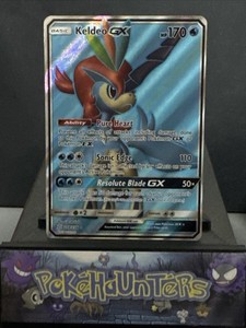 Pokemon Card Keldeo Gx 219/236 Unified Minds Full Art Near Mint