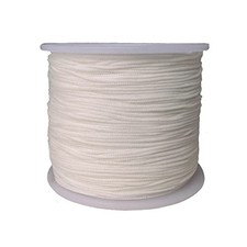 150 Yards Nylon Beading Cord Braided Nylon Thread String for 0.5mm White