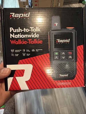 Rapid Radios Nationwide LTE Walkie-Talkie - Two-Way Radio - Unlimited Range POC