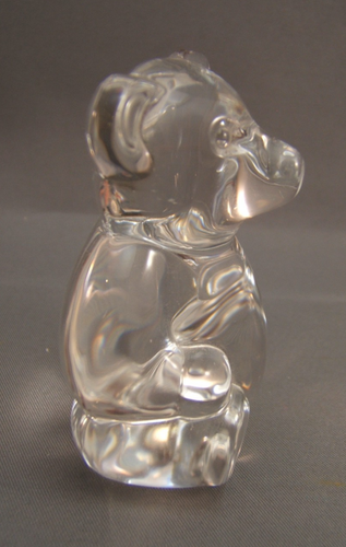 Steuben Crystal Teddy Bear Figure 2.6" tall - Picture 4 of 5