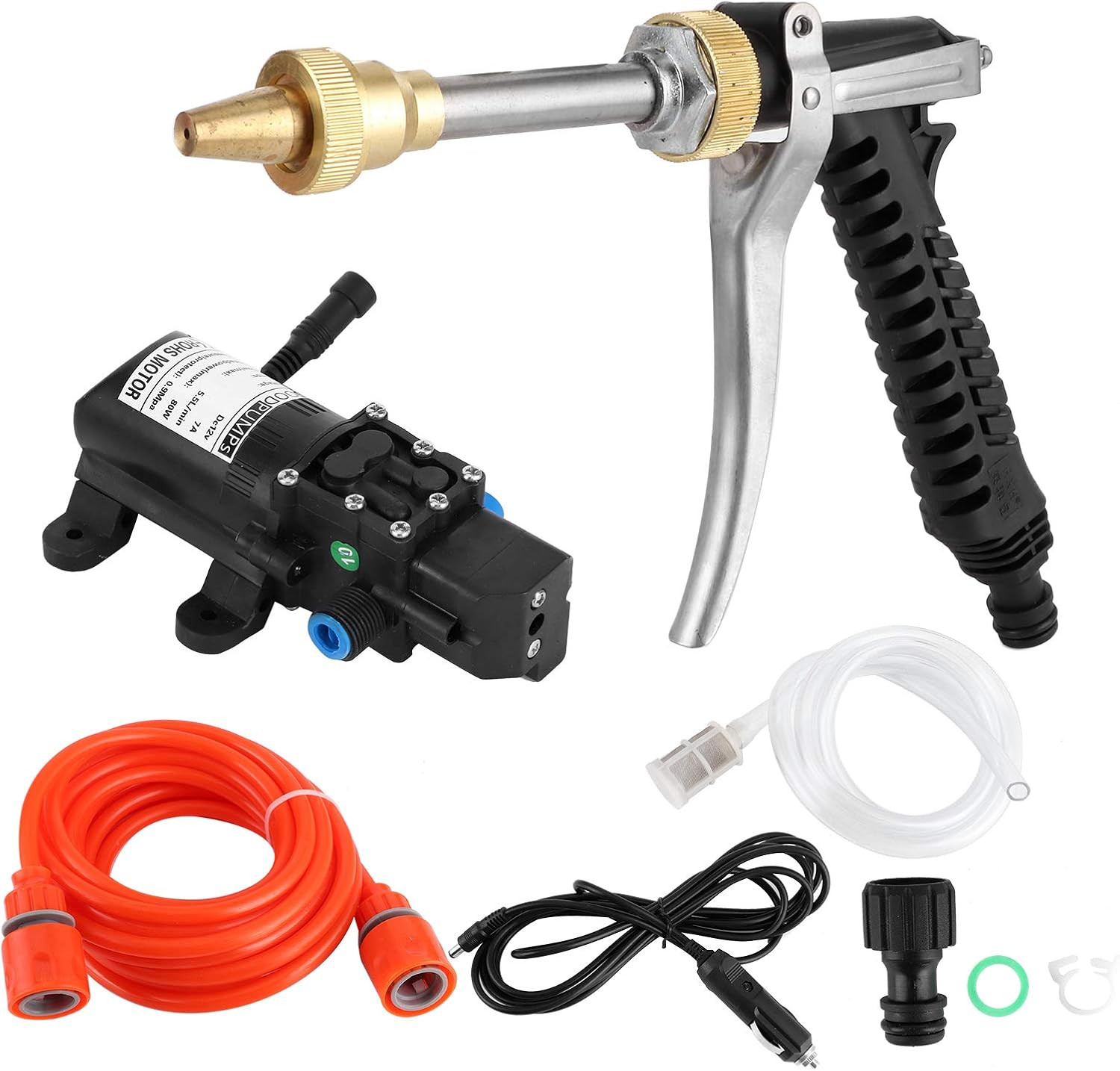 Kit Tubo Idropulitrice Alta Pressione M22 e Pistola Acqua Professionale