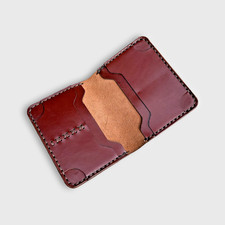 Men  s Slim Premium Leather Handmade Cardholder Minimalist Wallet RFID Blocking