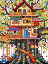 Cross and Glory - Fantastical Treehouse Escape - 500 Piece Puzzle