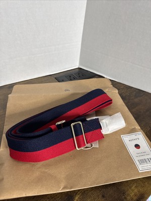 NEW Rothy s The Crossbody Strap Navy and Red Rare Style 167-010 Gold Hardware