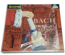 Bach Musical Offering Munchinger Stuttgart London CS 6142 UK BB ffss DG Red 
