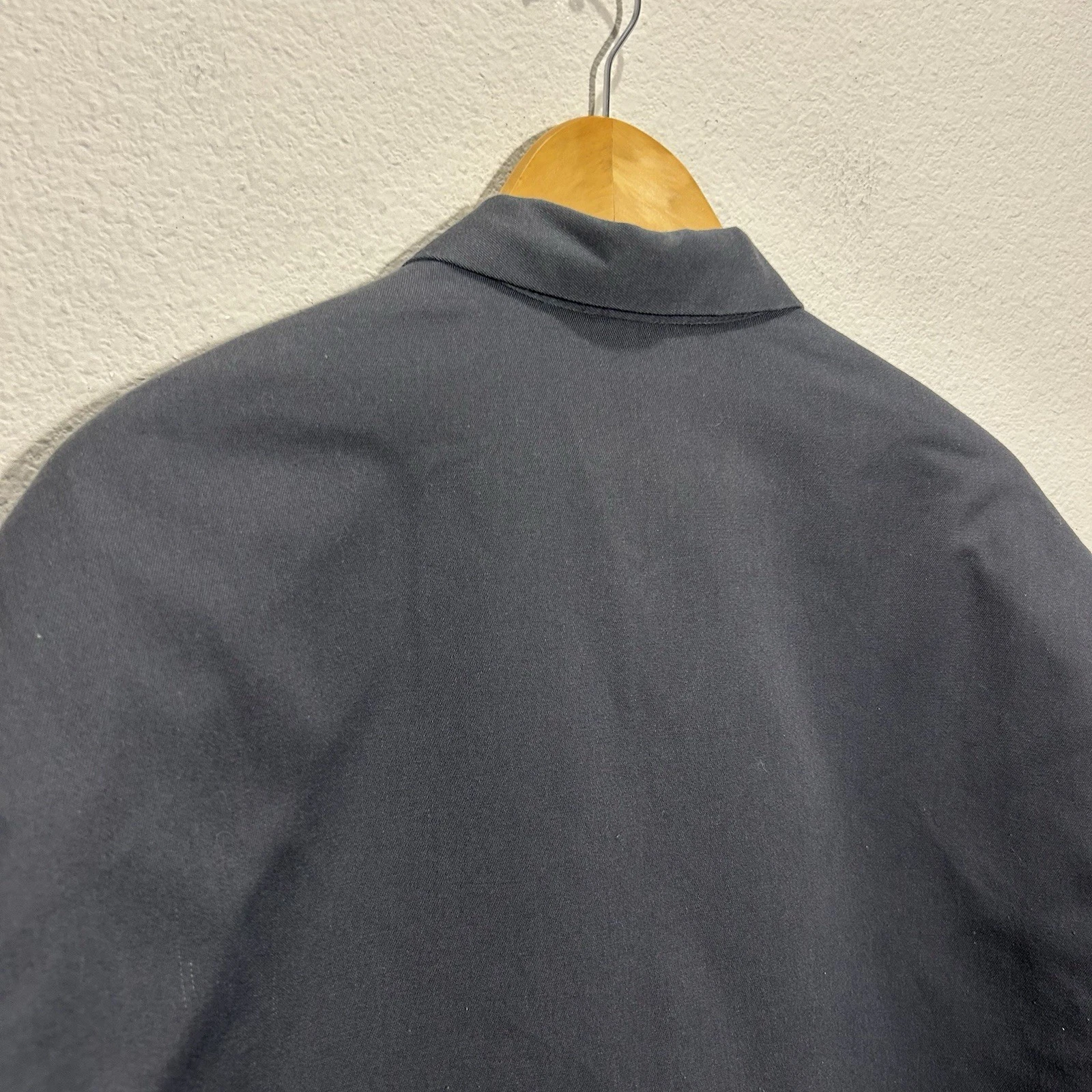 Vintage Work Wear Corporation Jacket Men's Large Gray Boxy Bomber 70s lined Zip - product detail image 7