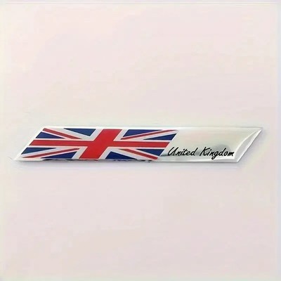 2x 3D UK Flagge Union Jack Flagge Sticker Emblem England Flag Great Britain