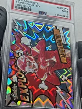 Xavier Worthy 2024 Absolute Explosive #EX-XWY SSP RC Case Hit PSA 9 - KC Chiefs