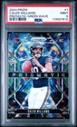 2024 Panini Prizm Caleb Williams Green Wave Prizmatic Rookie RC PSA 9 Mint