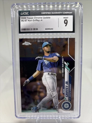 2020 Topps Chrome Update Series - Home Run Derby Ken Griffey Jr #U-87 CGC MINT 9