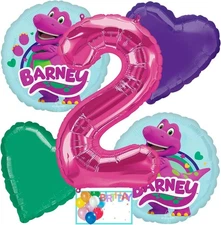 Anagram Barney Birthday Balloons Party Supplies #2 - Officially Licensed