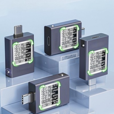 Compact Design Power Meter for Monitoring Mobile Device Charging Performance