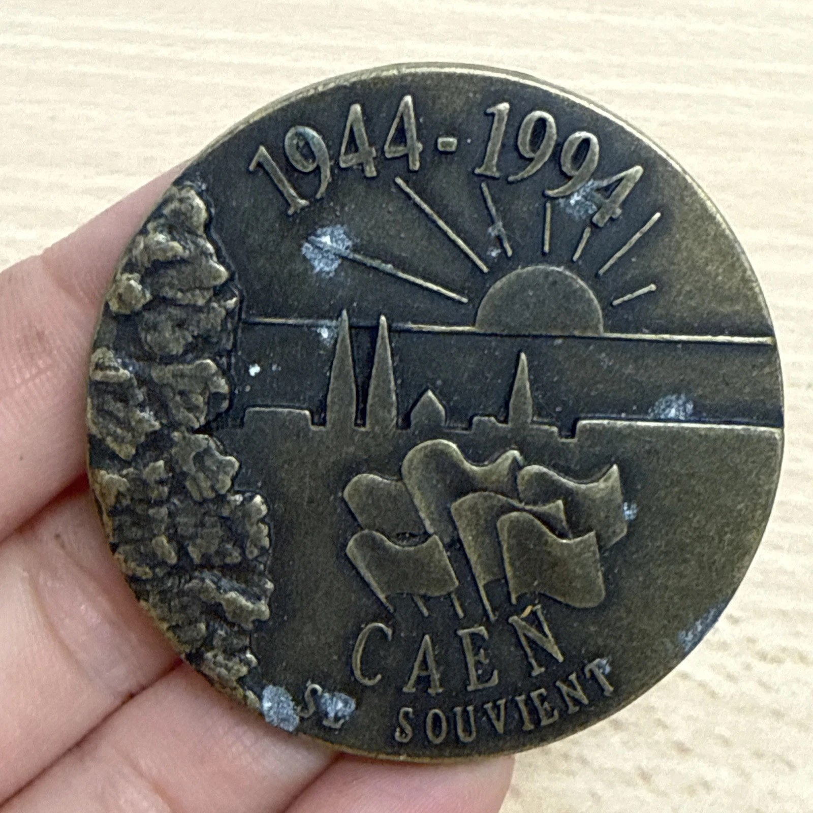 Médaille Caen Se Souvient 1944-1994