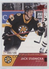 2021-22 Upper Deck AHL Exclusives 95/100 Jack Studnicka #84 yt6
