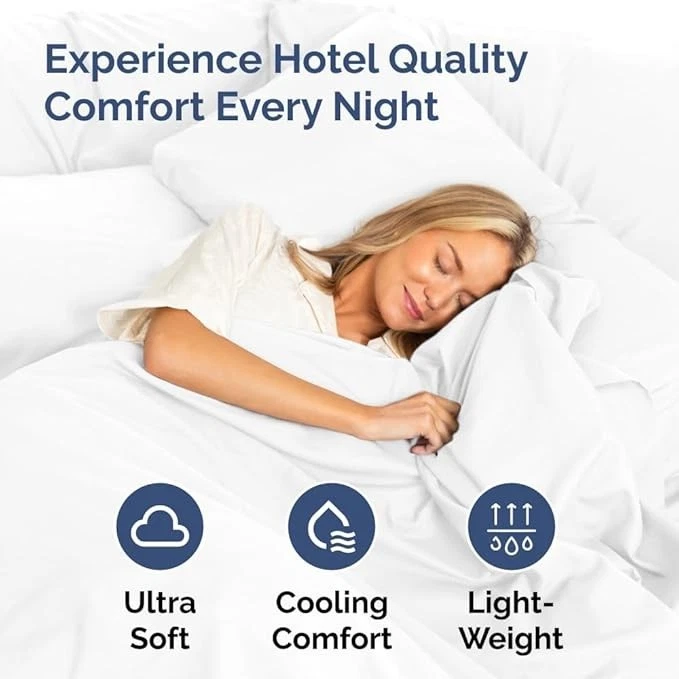 Fundas De Almohada Tamano Queen Juego De 2 - Fundas De Almohada (30x20 in) NUEVO NUEVO Foto 3 de 4