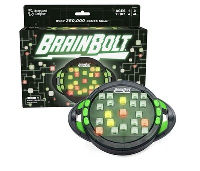 Brain Bolt Electronic Memory Game BrainBolt Educational Handheld NEW
