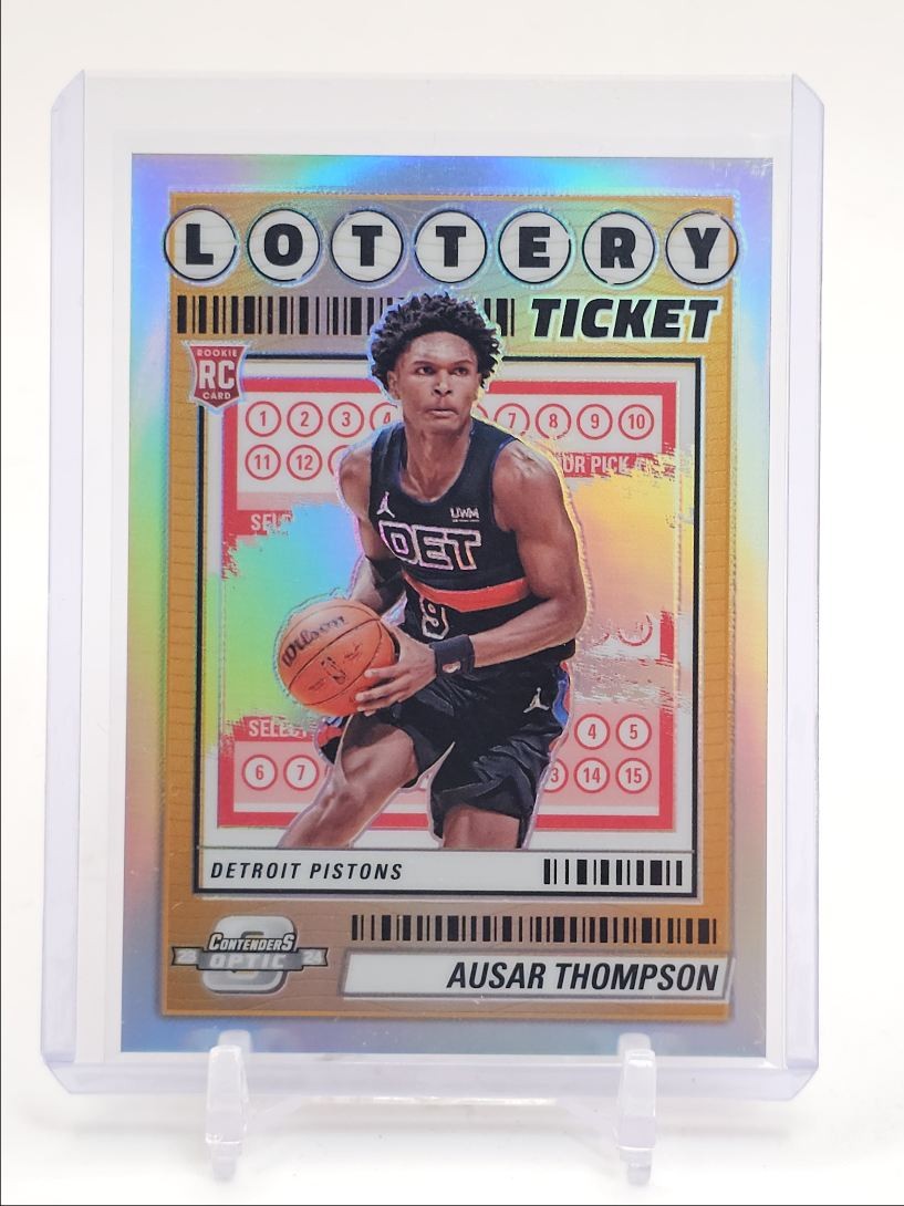 AUSAR THOMPSON 2023-24 CONTENDERS OPTIC LOTTERY TICKET SILVER ROOKIE Q5908
