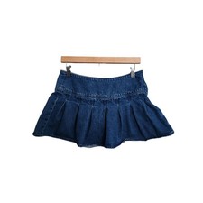 American Eagle Womens Western Boho High Rise Denim Mini Skirt Size 4