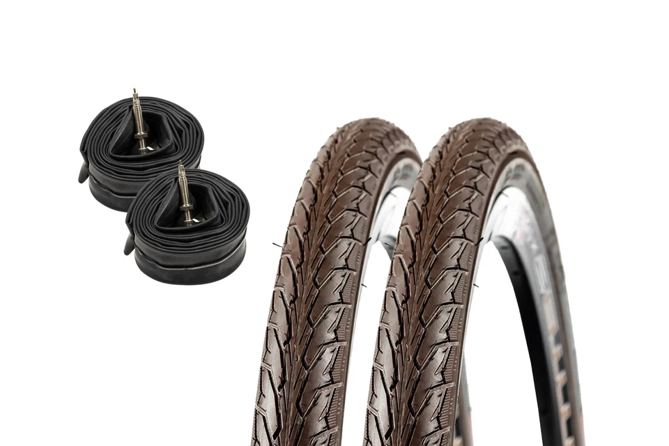 2 Stück 26 Zoll Fahrrad Reifen 26x1.50 City Trekking 40-559 Schlauch SCHWALBE SV - Bild 4 von 4