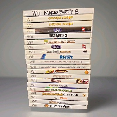 NINTENDO WII GAME LOT YOU PICK , BUY MORE SAVE MORE