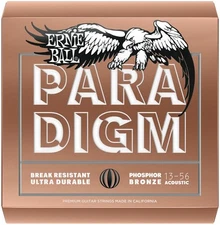 Ernie Ball Paradigm Phosphor Bronze Acoustic Guitar Strings - 13-56