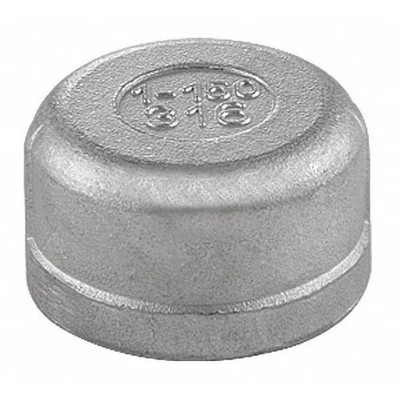 Zoro Select 40RDC111N114 1-1/4'' FNPT 304 SS Cap