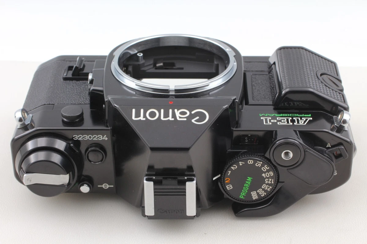 【Caja Olímpica 1984】 Cámara fotográfica Canon AE-1 Program negra 35 mm SLR de JAPÓN 4354