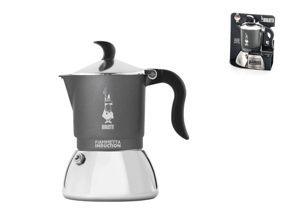 Bieltti Fiammetta Coffee Maker 2 Cups, Anthracite