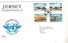 1984 JERSEY - AVIATION HISTORY II FDC FROM COLLECTION N30