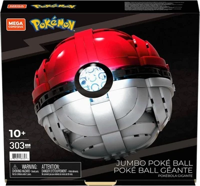 MATTEL Jumbo Poké Ball HBF53 Pokémon Building Toy Kit (MEGA Construx / Pokemon)