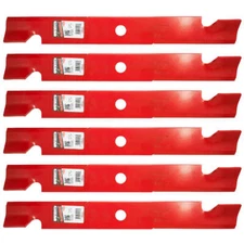 6PK Mower Blades Notched 20-1/2 X 15/16 in. for Exmark 140-1240 103-6403-S