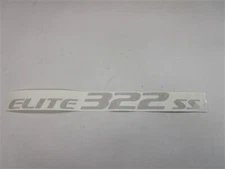 G3 ELITE 322 SS DECAL METALLIC CHAMPAGNE 22 3/4" X 2" MARINE BOAT